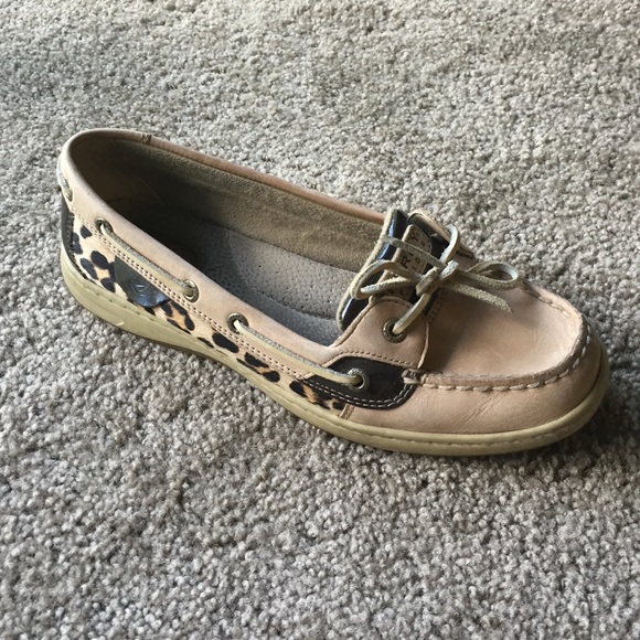 Cheetah print Sperry's