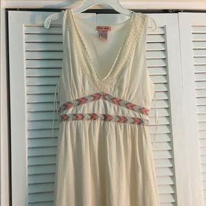 Cream maxi dress