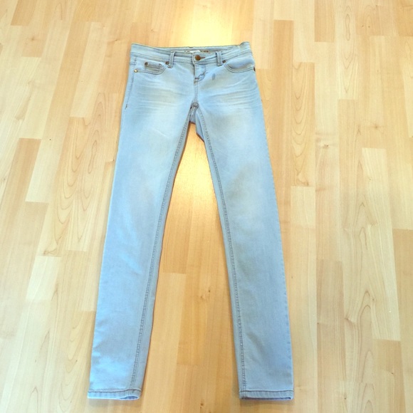 Light blue denim jeans