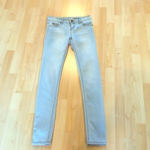 Light blue denim jeans