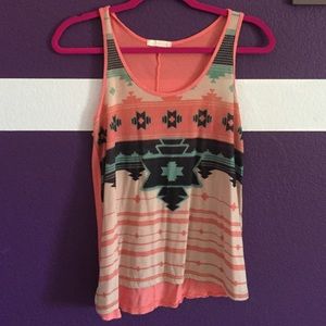 Aztec styled tank