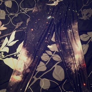 Galaxy print legging