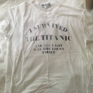 Wildfox Titanic Oversized shirt sz small Wildfox Titanic Oversized shirt sz small