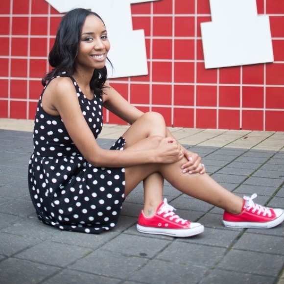 Polka Dot Skater Dress