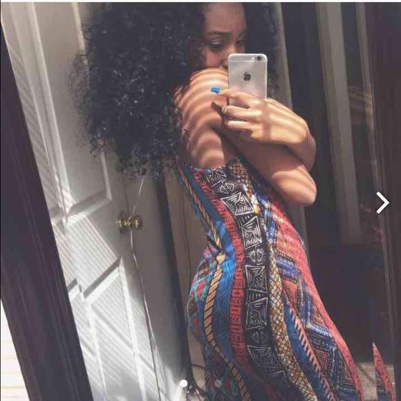 Tribe Print Maxi Dress - Picture 1 of 3