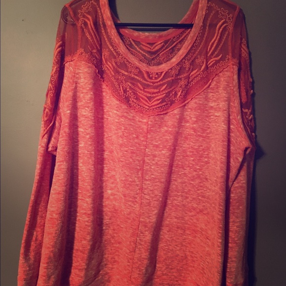 Maurice's lace sweatshirt