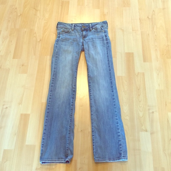 Light blue denim jeans