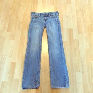 Light blue denim jeans