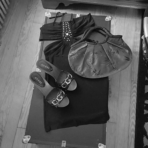 GUESS Shoes - Sparkly black Guess heels