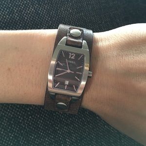 Fossil Watch with leather band