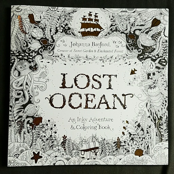 Lost ocean adult coloring book