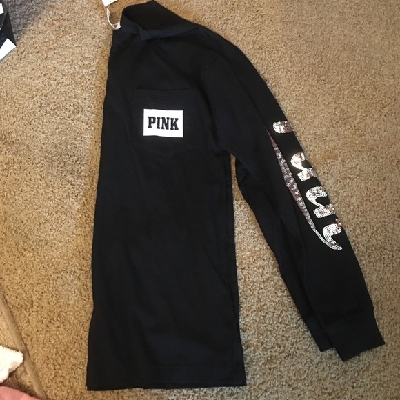 Black PINK long sleeved shirt