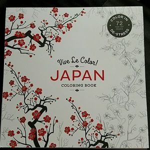 Japan adult coloring book