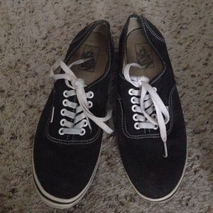 Black vans in great condition!