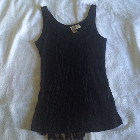 Fringe black top