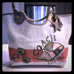 Authentic Coach Beach Tote
