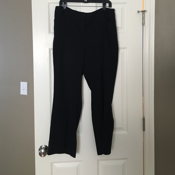 Lane Bryant black work pants size 16S