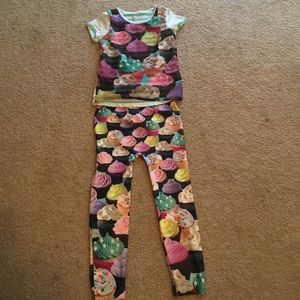 Super cute girls size 7-8 cupcake outfit