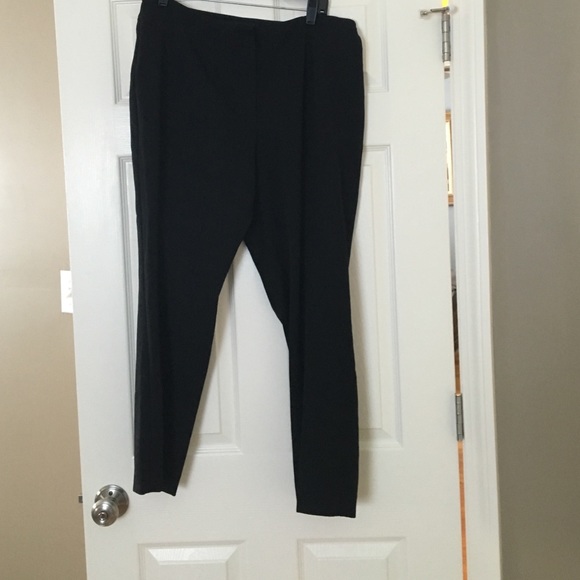 Black comfy work pants from Talbots