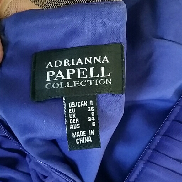 Purple Ruched Beaded Dress - Picture 4 of 4