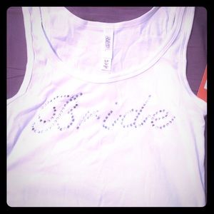 Bride tank top