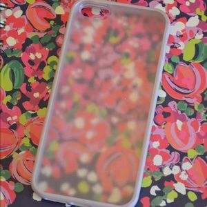 iPhone 5/5s case - clear back with lilac border