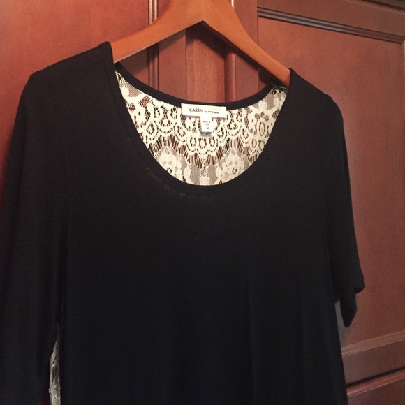 Karen Kane Lace back top