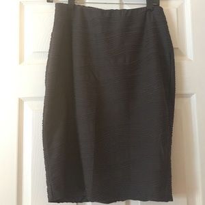 Gray Mossimo pencil skirt, elastic waistband