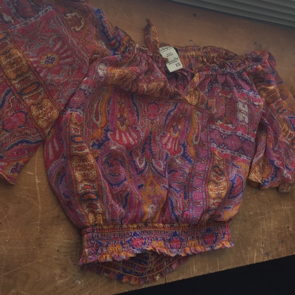 Paisley scrunch top - Picture 3 of 3