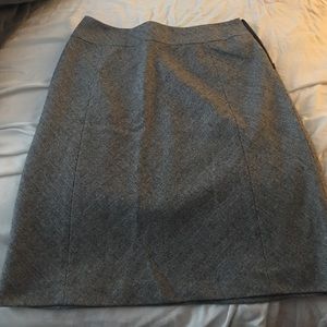 Grey tweed Ann Taylor Skirt