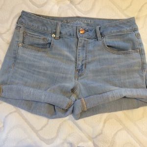 AEO Denim X Midi Shorts