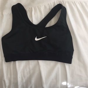 Black nike dri fit sports bra