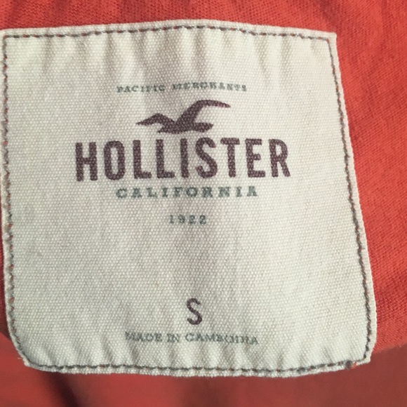 Orange Hollister Long sleeved Tee - Picture 2 of 3