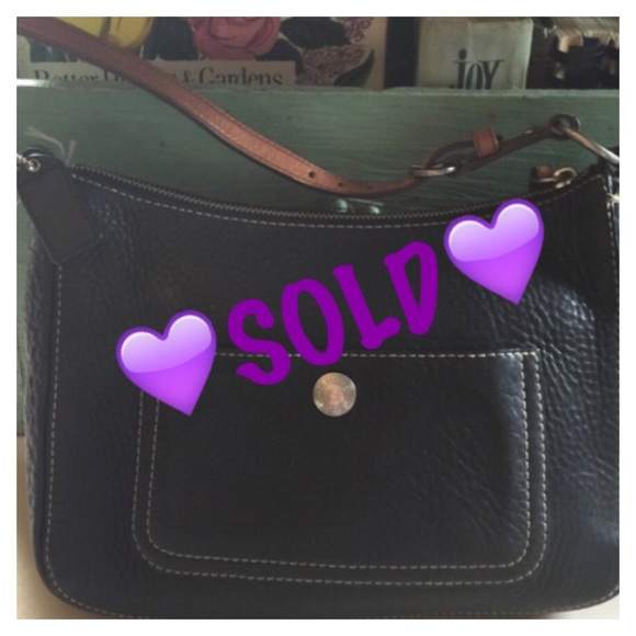 ❌♥️SOLD♥️❌VINTAGE COACH purse Black&brown leather