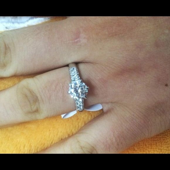 Jewelry - A New Solid Sterling Silver SONA created Ring