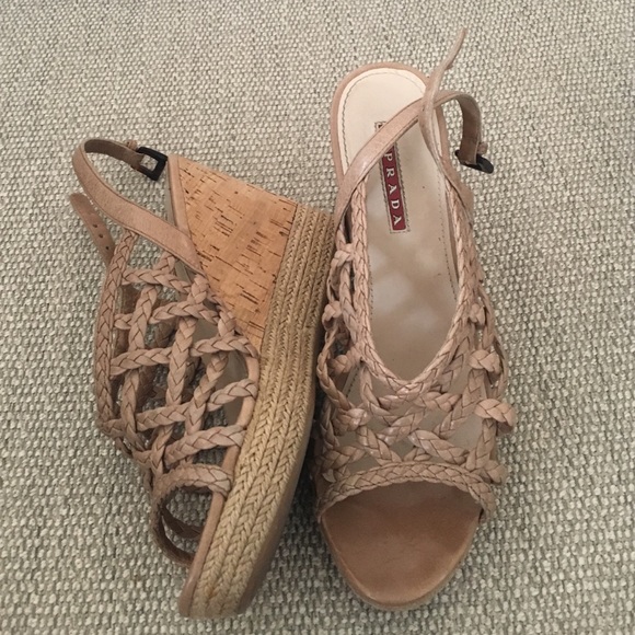 Amazing condition Prada espadrilles