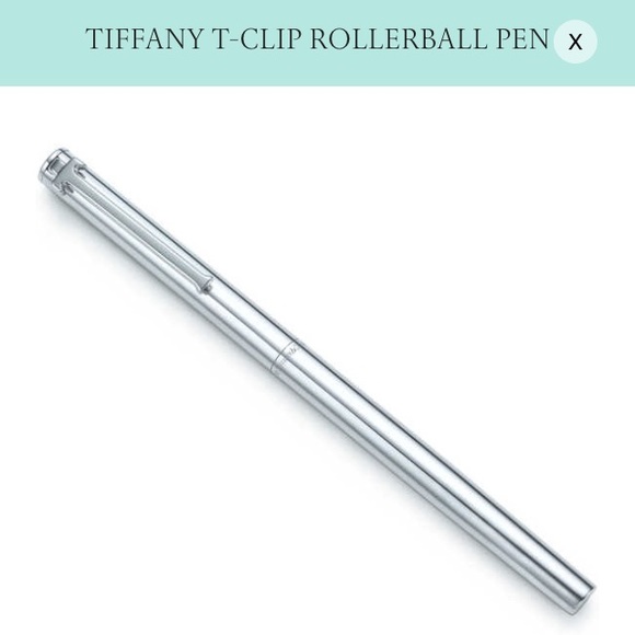 Tiffany T-Clip Rollerball Pen in sterling silver