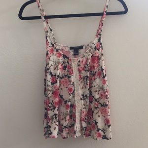 Floral flowy tanktop