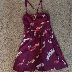 Plum flower sundress