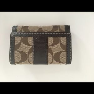 Coach monogrammed wallet