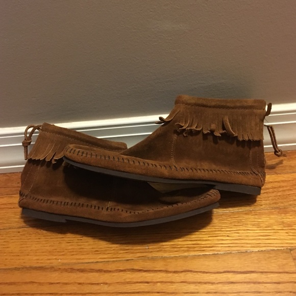 Minnetonka booties.