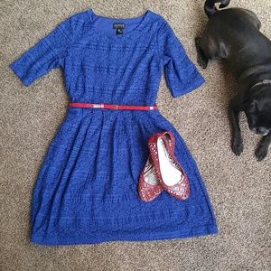 Royal Blue Laced Dress