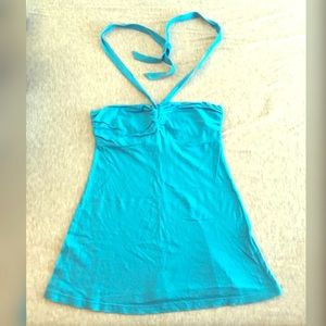 Sky blue halter top