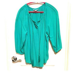DVF button up blouse