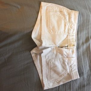White Hollister shorts size 0