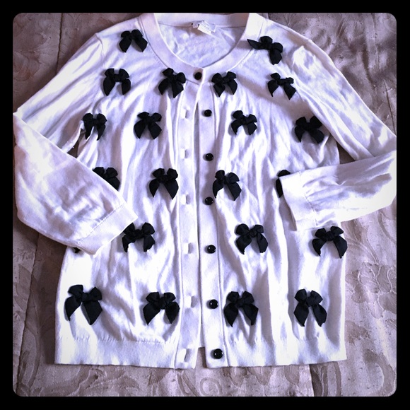 Kate spade bow cardigan