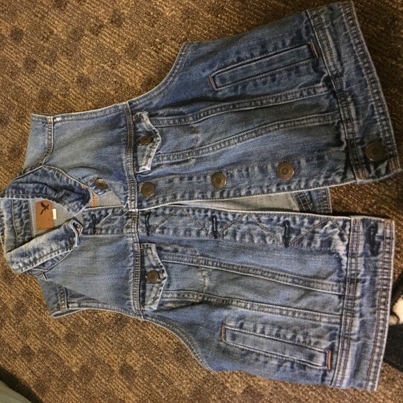 American eagle jean vest