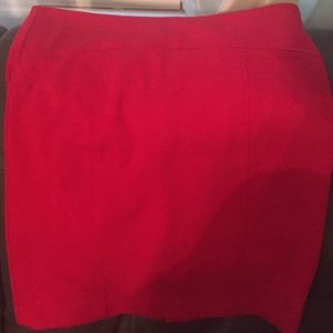 Michael Kors red mini skirt