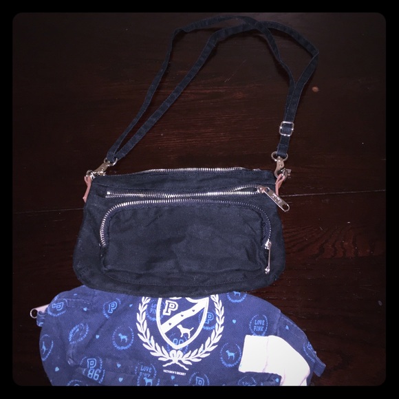 Vs pink Crosby bag+bonus makeup bag!!