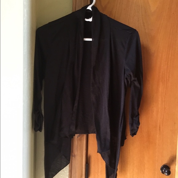 Black cardigan